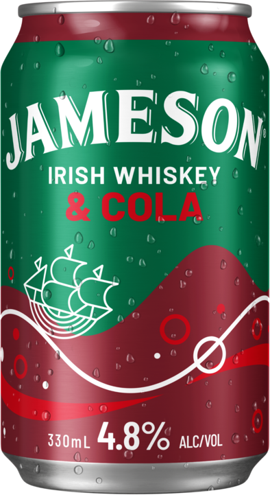 Jameson & Cola 4.8% Can 4X330ML