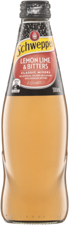 Schweppes Lemon Lime & Bitters Bottle 1X300ML