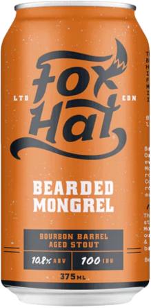 Fox Hat Bearded Mongrel Can 24X375ML