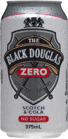 null Black Douglas Scotch & Zero Can 6X375ML