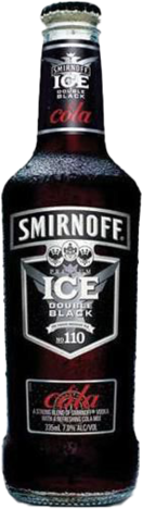 Smirnoff Ice Double Black & Cola Bottle 4X355ML