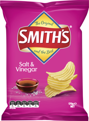  Smiths Crinkle Salt & Vinegar 170GM
