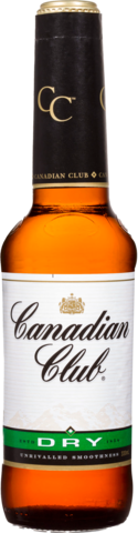 Canadian Club & Dry 4.8% Bottle 6x330ML