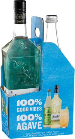 El Jimador Reposado Tequila  & Soda Giftpack 700ML