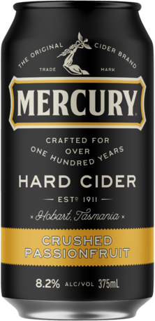 Mercury Hard Cider Crushed Passionfruit Can 1X375ML