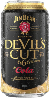  Jim Beam Devils Cut Bourbon & Cola Can 24X375ML