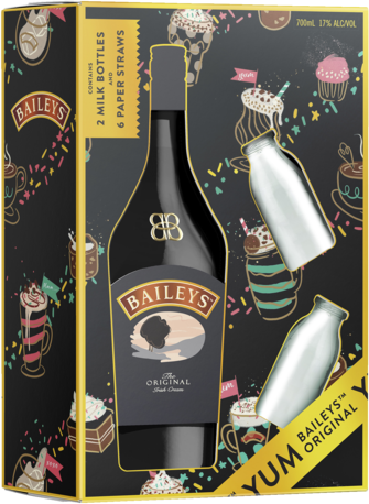 Baileys Irish Cream Gift Pack Milk Bottle 700ML