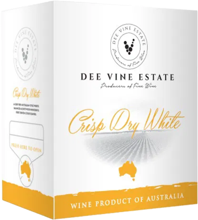 Dee Vine Estate Crisp Dry White Cask 4LT
