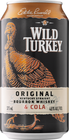 null Wild Turkey Bourbon & Cola 4.8% Can 6X375ML