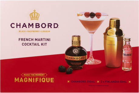 Chambord Liqueur French Martini Mini Kit 200ML