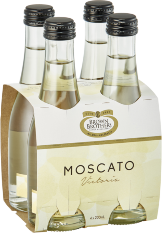 Brown Brothers Moscato Bottle 4X200ML