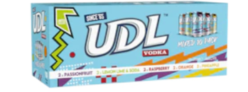 UDL Mixed Vodka 4% Can 3X10X375ML