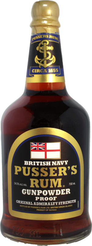 Pussers Gunpowder Proof 3YO Rum 700ML
