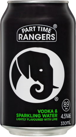 Part Time Rangers Vodka Lime & Soda 4.5% Can 24X330ML