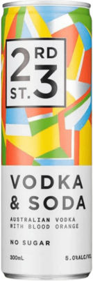 Twenty Third Street Vodka & Soda Blood Orange Can 1X300ML