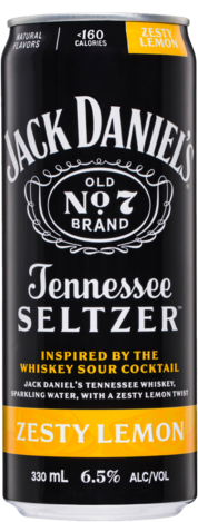 Jack Daniels Zesty Lemon 6.5% Seltzer Can 1X330ML