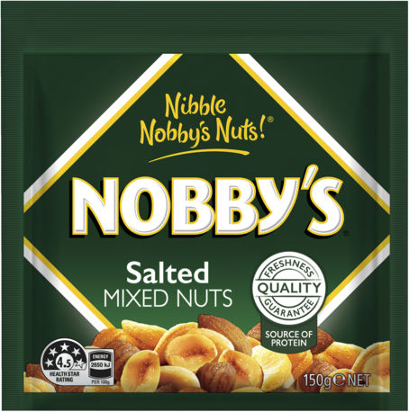 Nobbys Salted Mixed Nuts 150GM