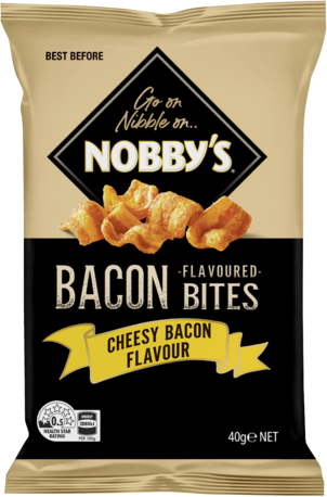 Nobby Bacon Bites Cheesy Bacon 40G