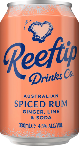 Reeftip Ginger & Lime 4.5% Can 4X330ML