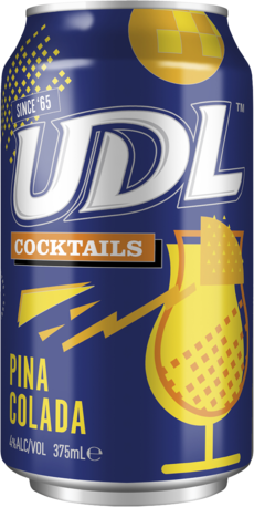 UDL Vodka Cocktails Pina Colada Can 1X375ML