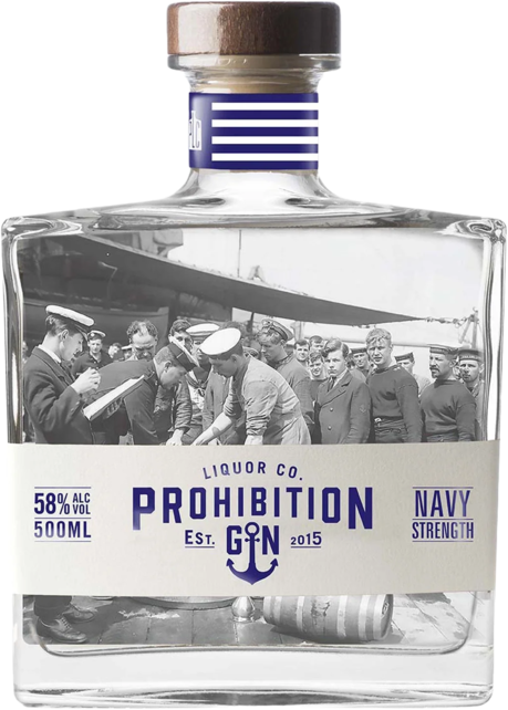 Prohibition Navy Strength Gin 500ML