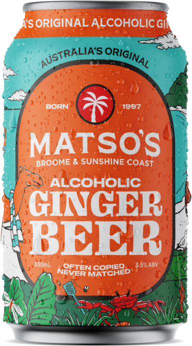 Matsos Ginger Beer 3.5% Can 6X330ML