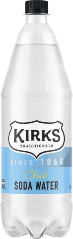 Kirks Soda Water Bottle 12X1.25LT
