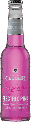Vodka Cruiser Electric Pink Bottle 24X275ML