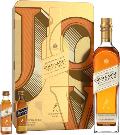 Johnnie Walker Gold 700ML & 2 Minis Gift Pack