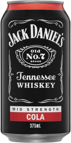 Jack Daniels Tennessee Whiskey & Cola 3.5% Can 1X375ML