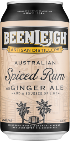 Beenleigh Rum Spiced & Ginger Can 6X375ML