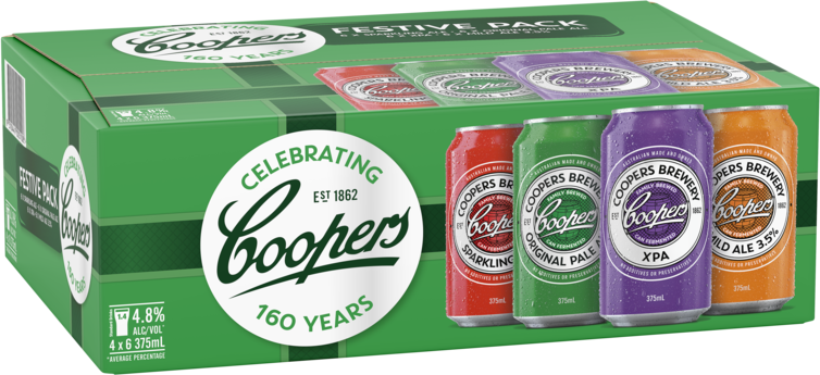 Coopers Christmas Is Brewing Mixed Ctn 24X375ML
