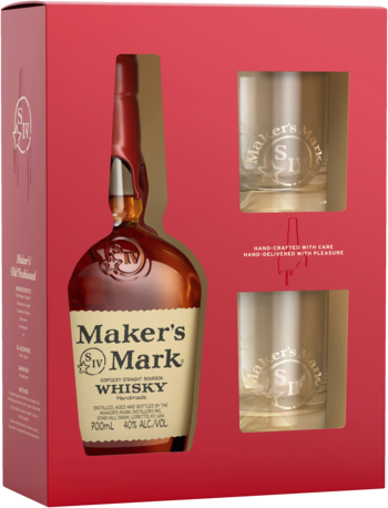Makers Mark Bourbon 40% Gift Pack 700ML 467689