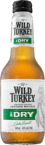 Wild Turkey Dry Ginger & Lime 4.2% Btl 4X330ML