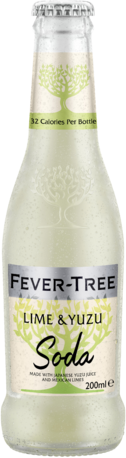 Fever Tree Lime & Yuzu Soda Bottle 1X200ML