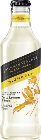Johnnie Walker Highball Lemon & Soda 6.3% 24X275ML
