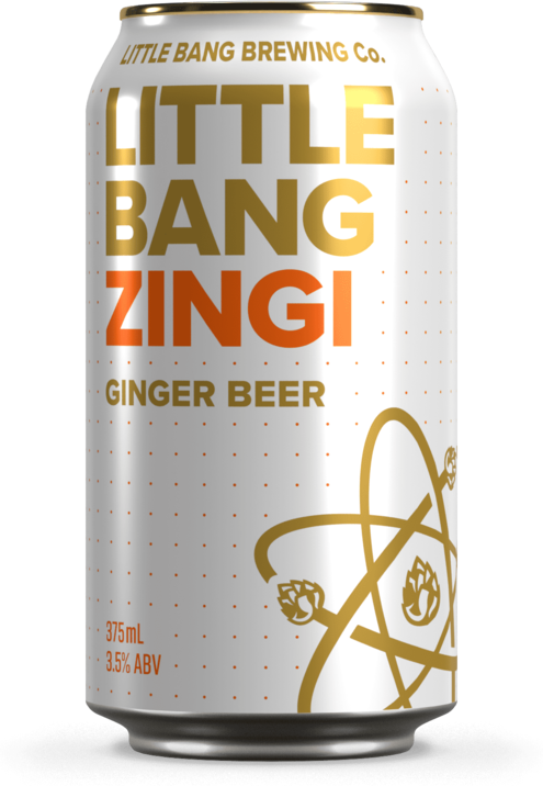 Little Bang Zingibeer Ginger Beer Can 4X375ML