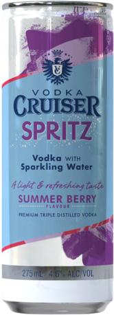 Vodka Cruiser Spritz Summer Berry Can 4X275ML