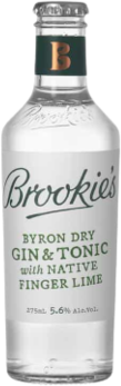 Brookies Byron Dry Gin & Tonic Finger Lime Btl 4X275ML