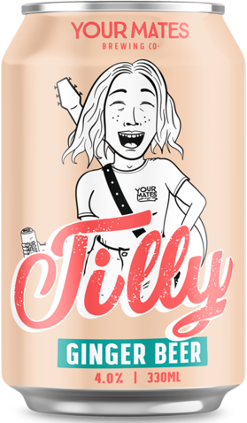 Your Mates Tilly Ginger Beer Can 1X330ML