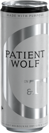 Patient Wolf Gin & Tonic Cans 4X250ML