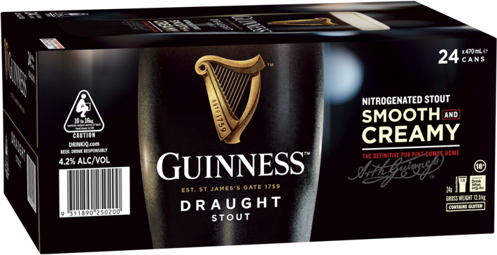 Guinness Draught Can 24X470ML