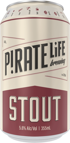 Pirate Life Stout 5.6% Can 1X355ML