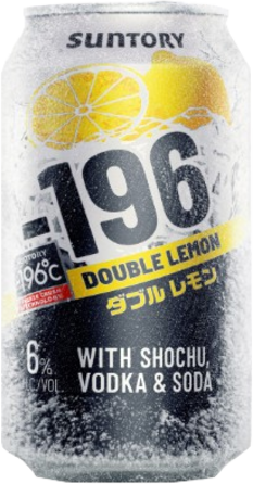  Suntory -196 Double Lemon Can 6% 4X330ML