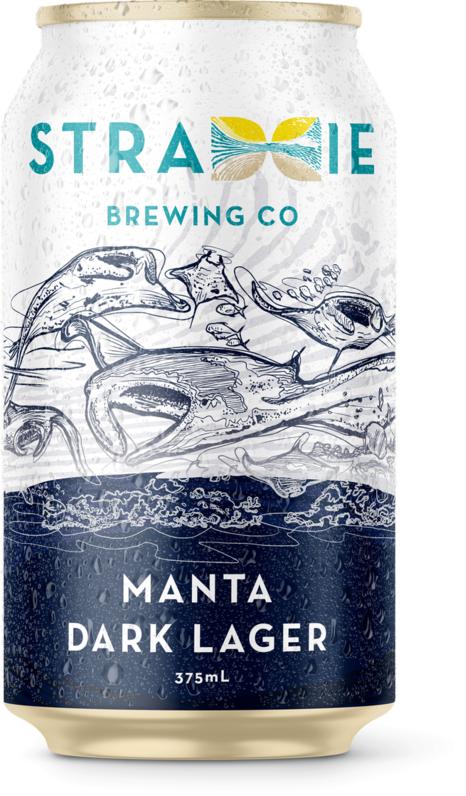 Straddie Brewing Co Manta Dark Lager Can 1X375ML