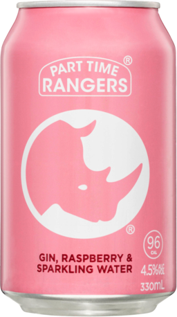 Part Time Rangers Gin Raspberry & Soda 4.5% Can 24X330ML