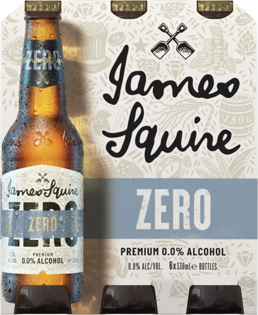 James Squire Zero Alcohol Bottle 24X330ML