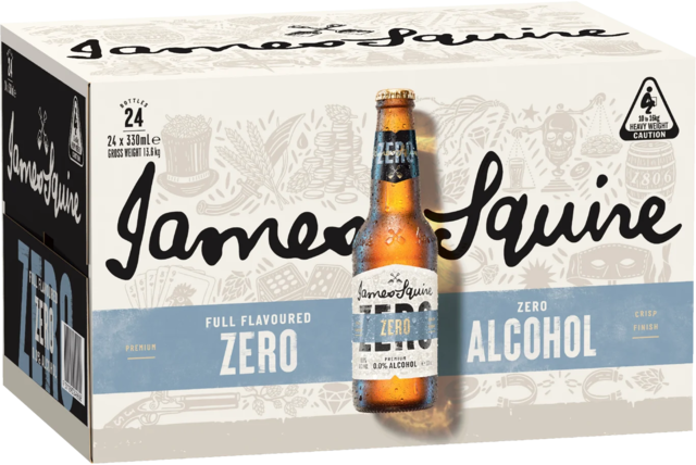 James Squire Zero Alcohol Bottle 24X330ML