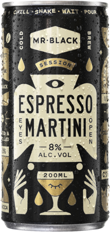 Mr Black Espresso Martini Can 4X200ML