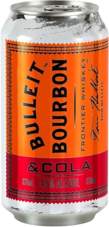 Bulleit Bourbon & Cola 4.5% Can 6X375ML